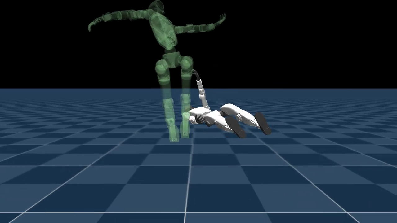 Backflip v2 — airborne attempt